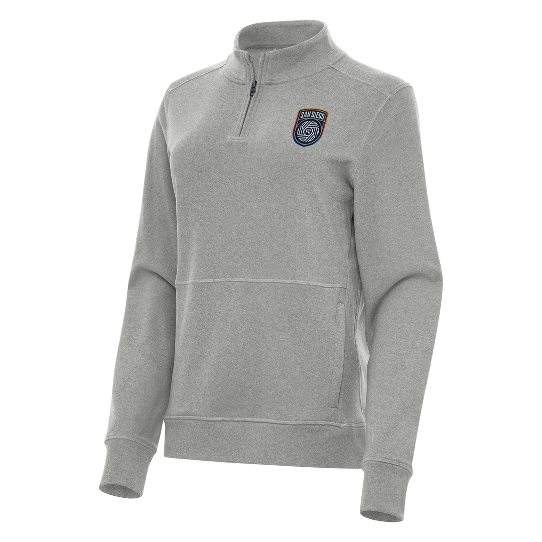 San Diego FC Womens Crush Quarter Zip Fleece