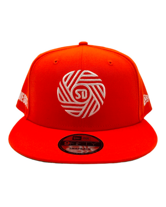 New Era Community Color 9Fifty Flow Snapback Cap Orange