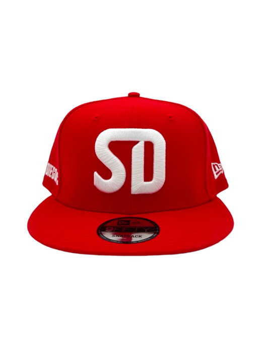 New Era Community Color 9Fifty SD Snapback Cap Red