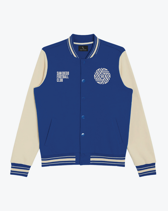 Community Blue Varsity Jacket