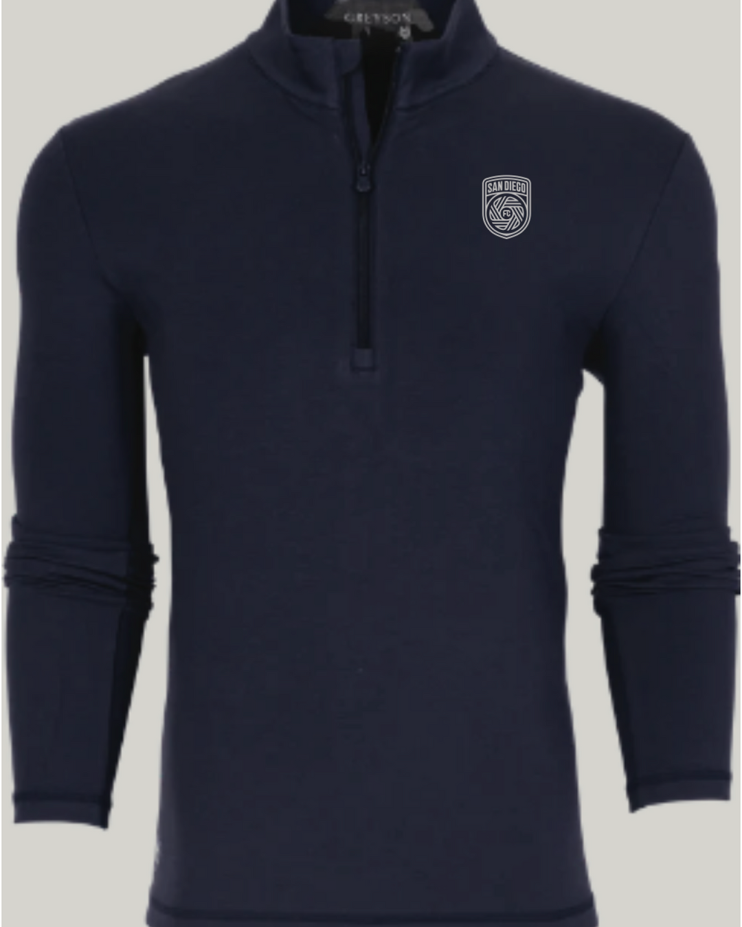 Sequoia 1/4 Zip - Chrome Flat Crest