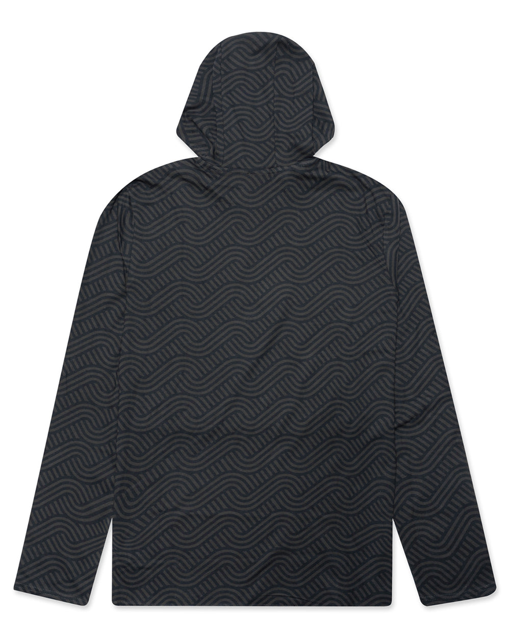 SDS Navy Flow Pattern Hooded LS