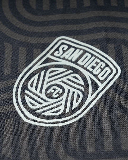 SDS Navy Flow Pattern Hooded LS