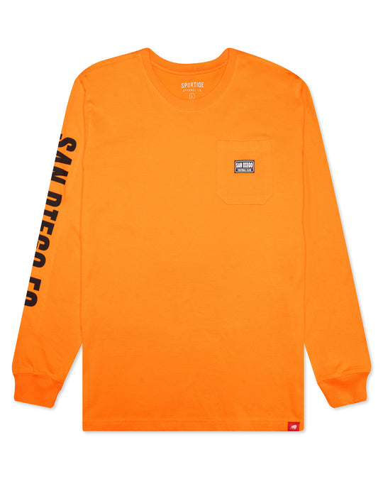 Wales Orange San Diego FC Long Sleeve