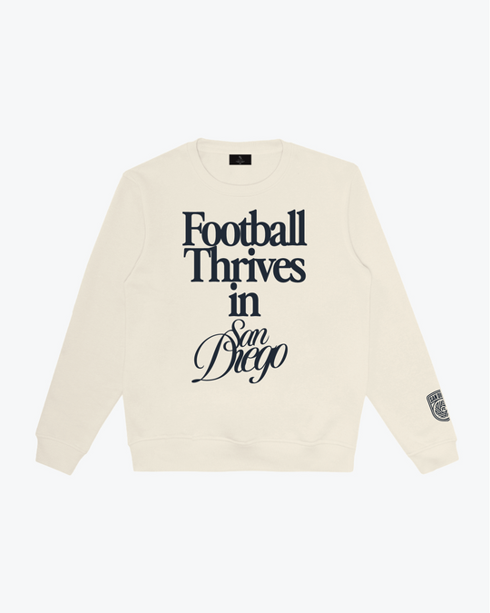 Football Thrives in SD Heavyweight Crewneck