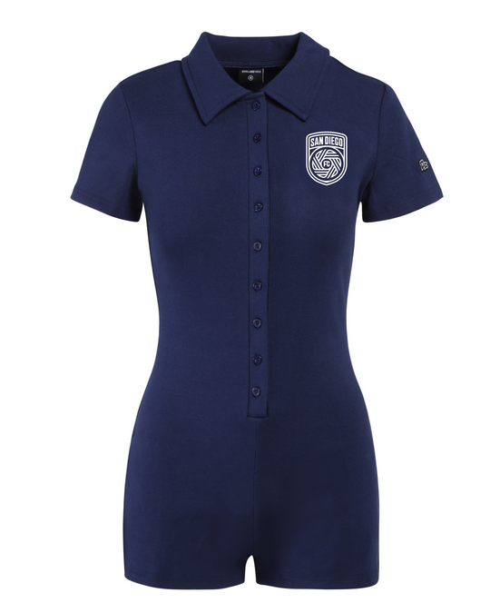 Womens SDFC Crest Gameday Romper