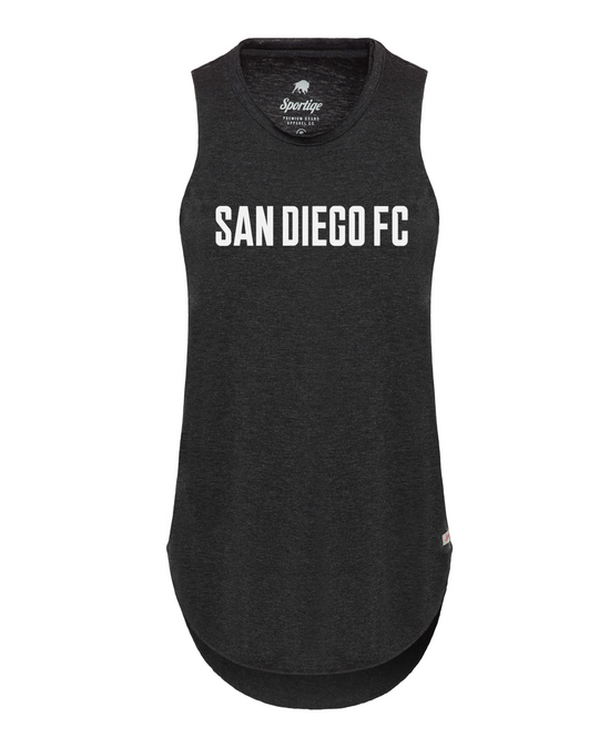 Women's Janie Heather Charcoal Tank