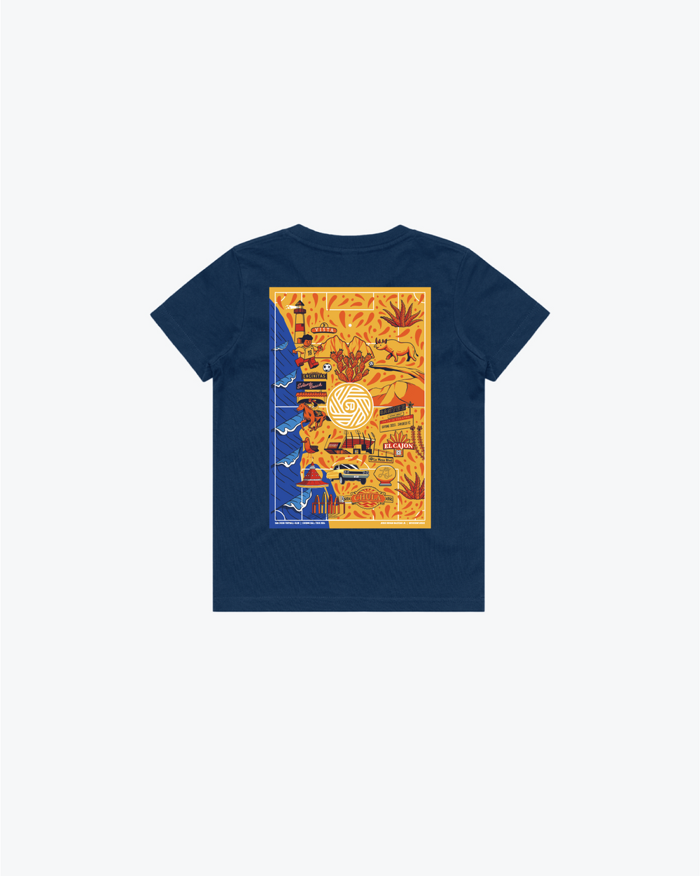 SDFC Youth CBT Map Tee